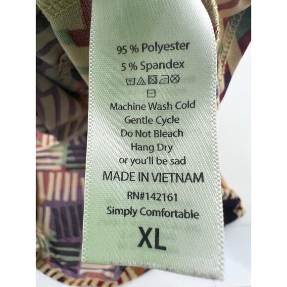 Lularoe Maxi Skirt Womens Extra Large Black Brown Stretchy Comfy Autumn Fall - Picture 5 of 6